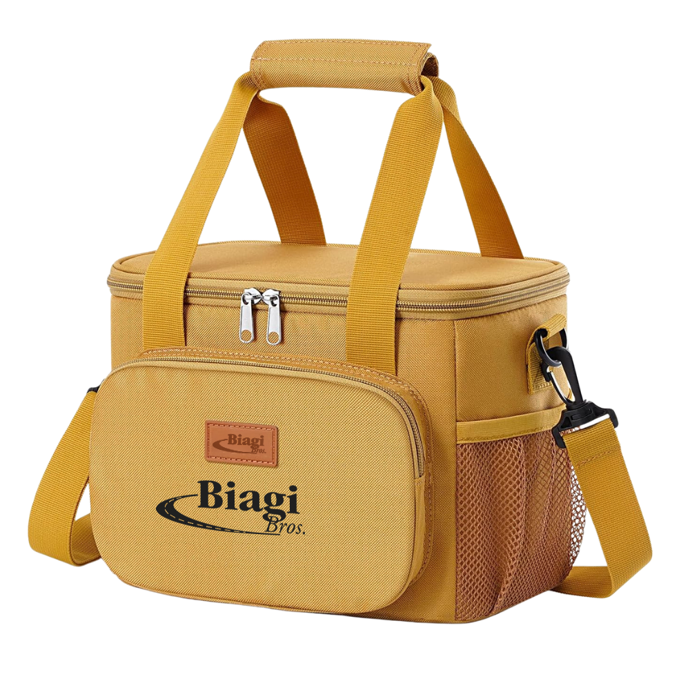 WNG-4382-Picnic-Bag-9L-1-Yellow-with patch 9L Insulated Picnic Cooler Bag