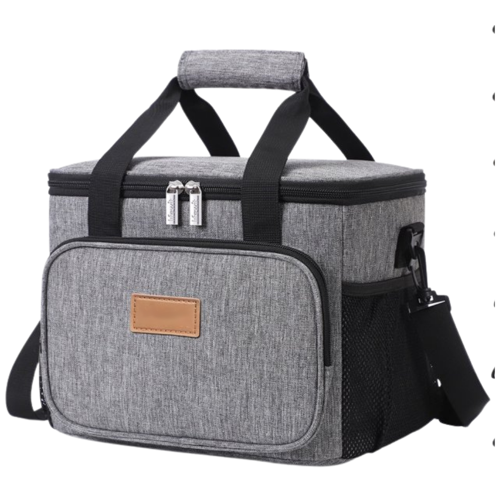 WNG-4383-Picnic-Bag-15L-2-Gray 15L Insulated Picnic Cooler Bag