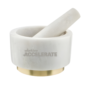 Marble Mortar and Pestle Set