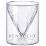 4oz. Diamond Double Wall Glass