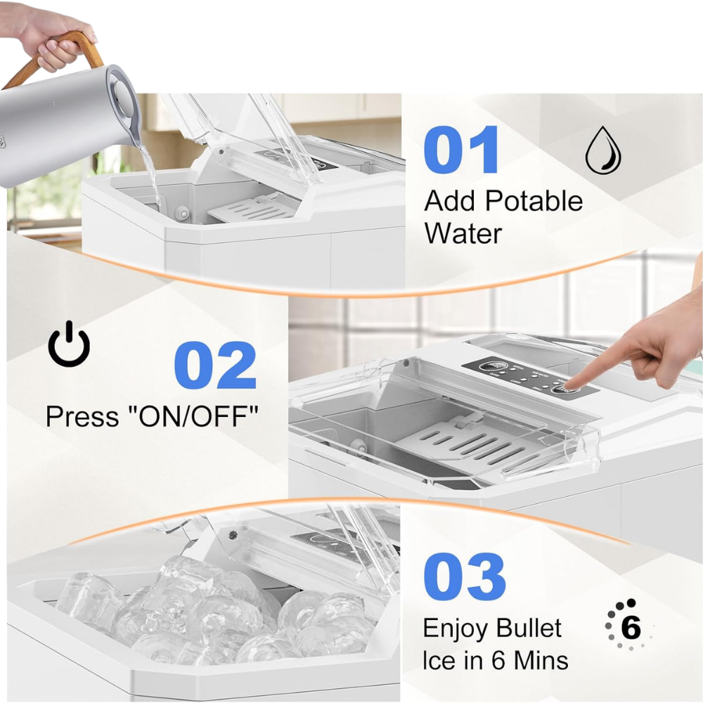 WNG-4395-Countertop-Ice-Maker-6 Portable Countertop Ice Maker