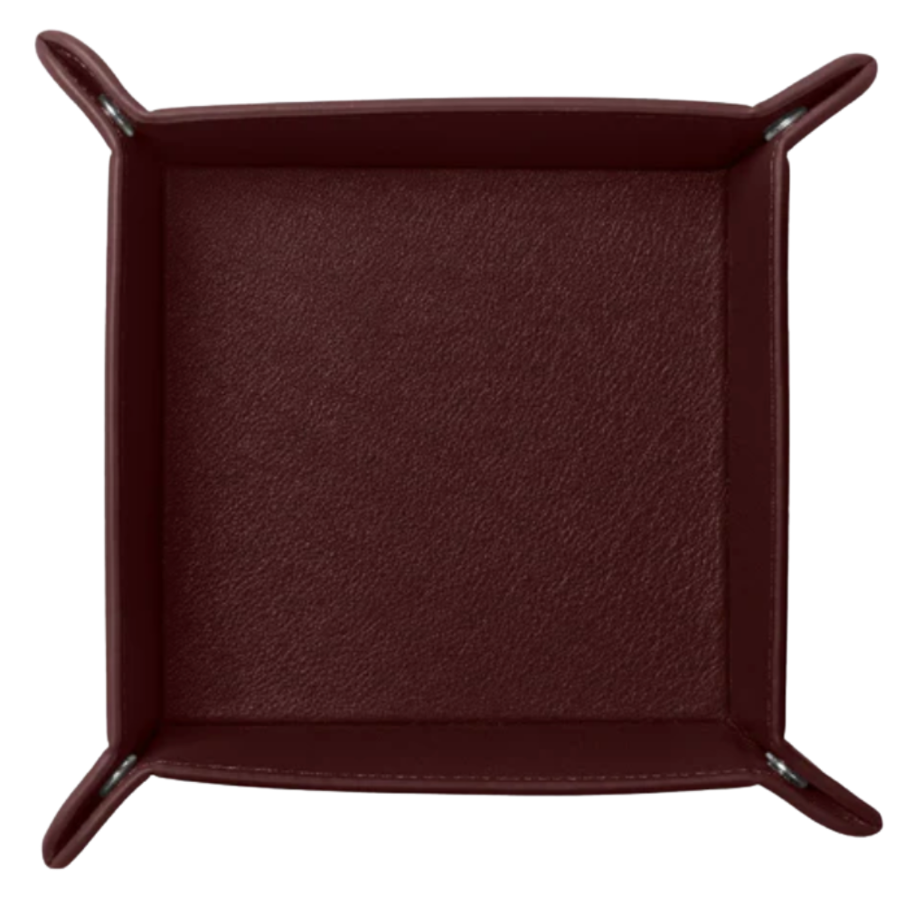 Leather Square Valet Tray