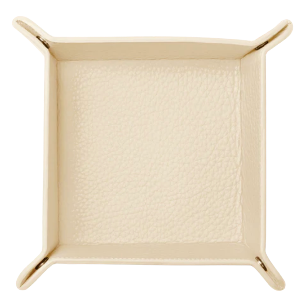 Leather Square Valet Tray