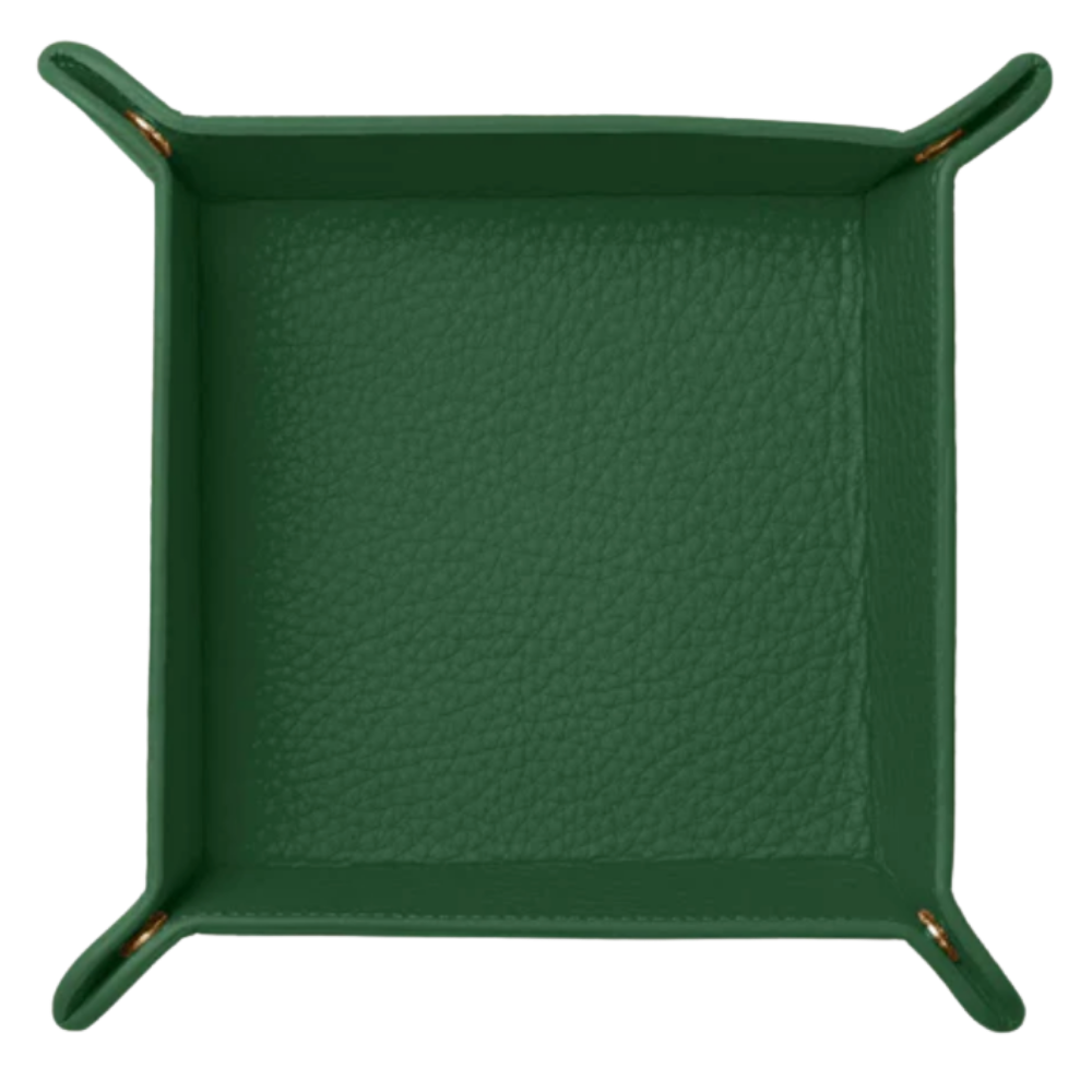 Leather Square Valet Tray