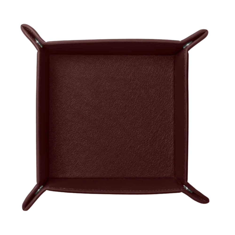 Leather Square Valet Tray