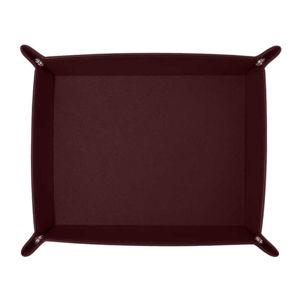 WNG-4415-Rectangle-Valet-Tray-5-Bordeaux Leather Rectangle Valet Tray