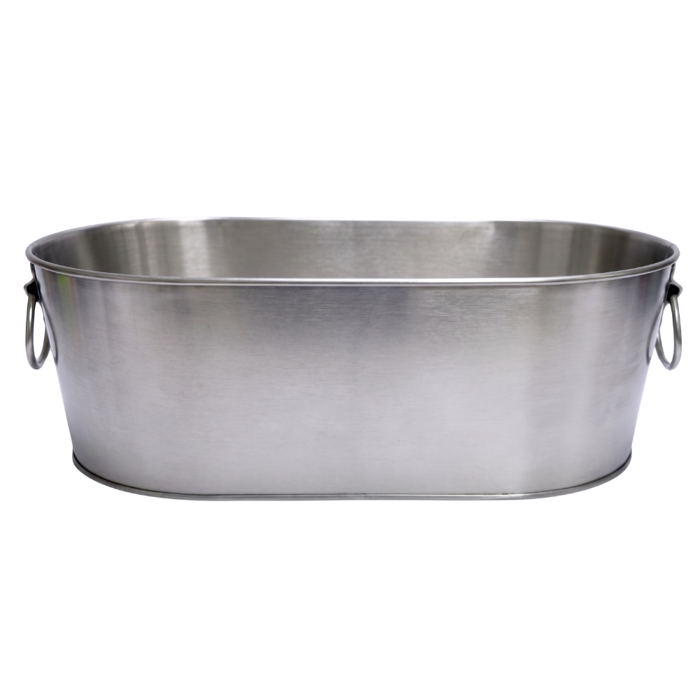 WNG-4420-Galvanized-Oval-Tub-4 Galvanized Oval Ice Tub