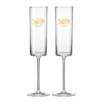 6oz. Medium Champagne Flutes in Carton Gift Box, Set of 2
