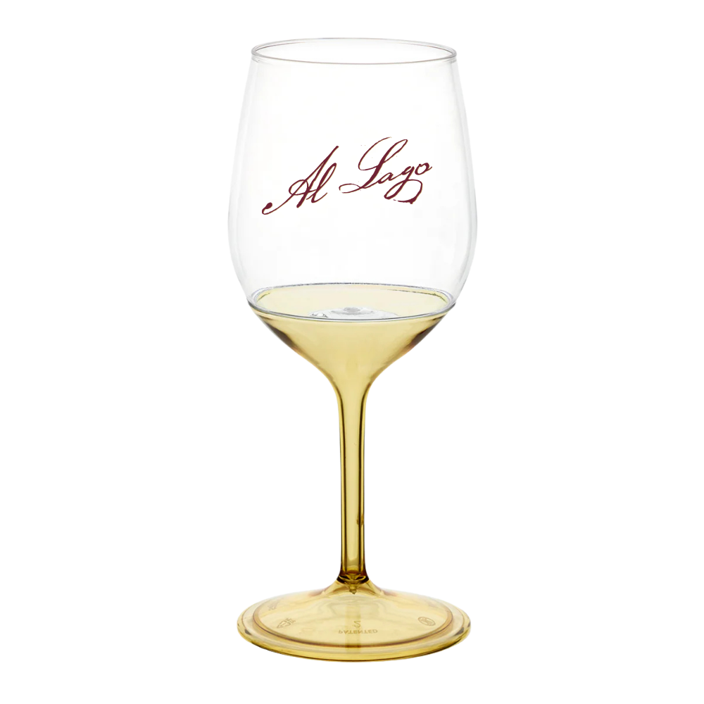 14oz. Shatterproof Colored Stem Wine Glass