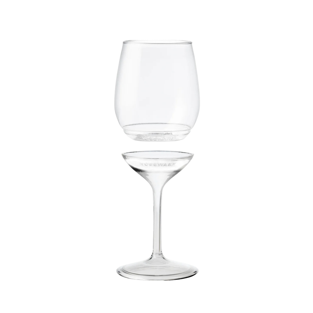 14oz. Shatterproof Colored Stem Wine Glass