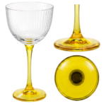 5.5oz. Custom Pantone Stemmed Nick and Nora Glass