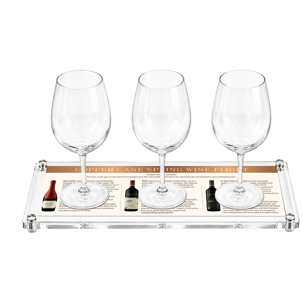 Acrylic Wine Flight Board