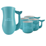 OEM Acrylic Custom Shape Pitcher and Mug Set