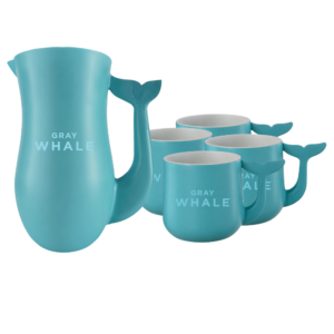 OEM Acrylic Custom Shape Pitcher and Mug Set
