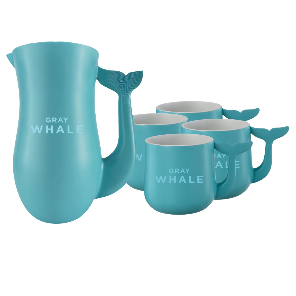 OEM Acrylic Custom Shape Pitcher and Mug Set
