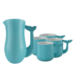 OEM Acrylic Custom Shape Pitcher and Mug Set