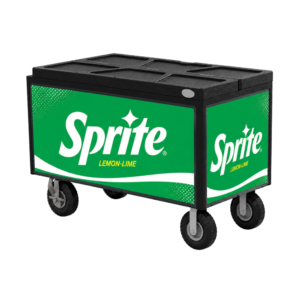 Super Arctic Tough Rotomolded Event Cooler Cart