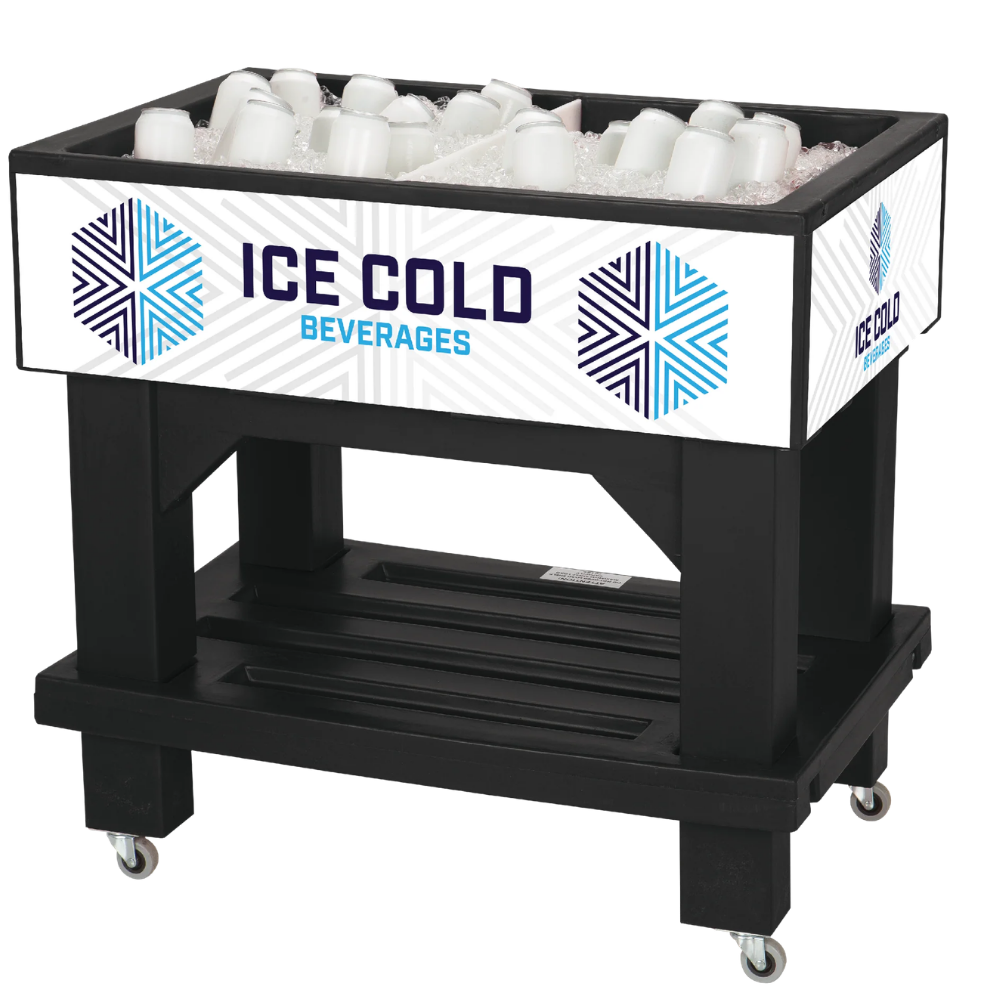 80Qts. Texas Mobile Tank Icer