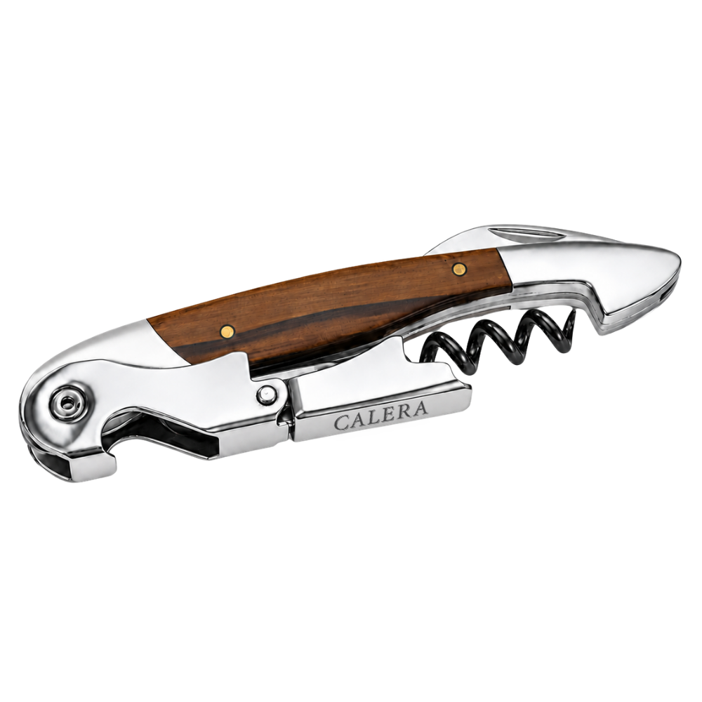 Wood-Grip Double-Hinge Custom Wine Key