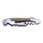 Wood-Grip Double-Hinge Custom Wine Key