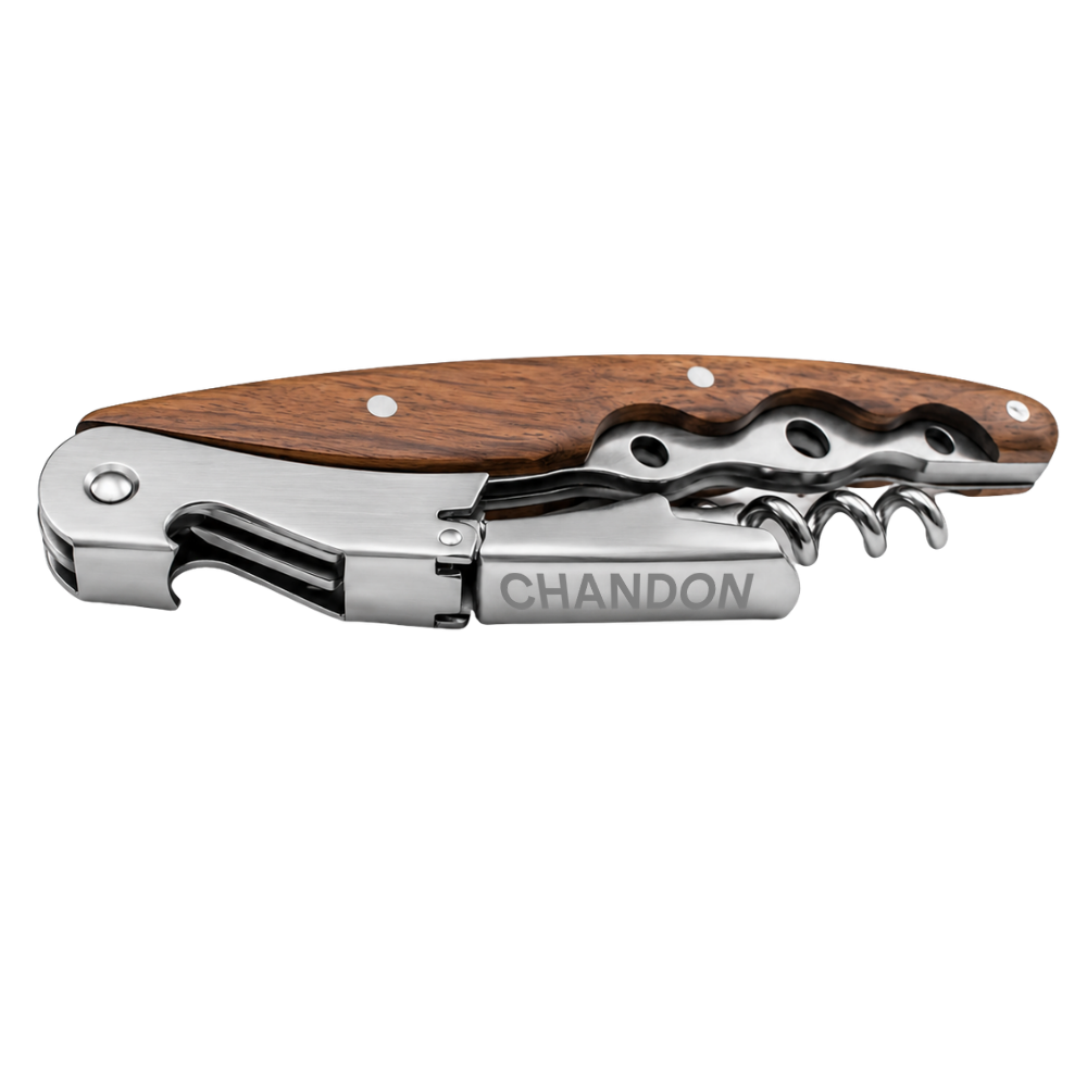 WNG-4534-Perforated-Wine-Key-1-Brown Perforated Wood-Handle Custom Wine Key