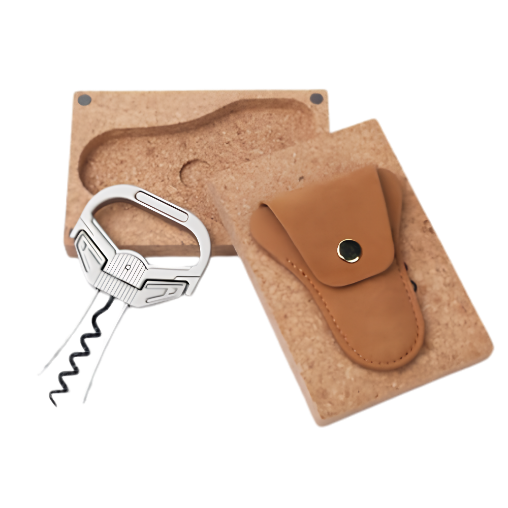 Vintage Bottle Hybrid Corkscrew & Ah-So Cork Puller Set