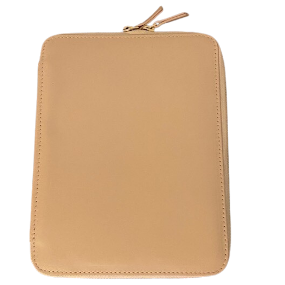 WNG-4538-Large-Tech-Folio-11-TanCamel Large Leather Tech Folio