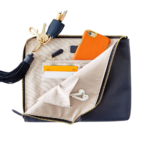 Leather Commute Clutch