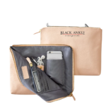Leather Commute Clutch