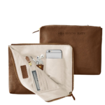 Faux Leather Commute Clutch
