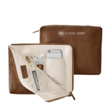 Faux Leather Commute Clutch
