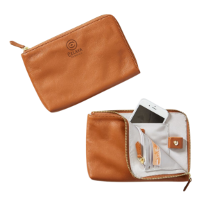 Leather Commute Zipper Pouch