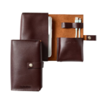 Leather Travel Tech Organizer