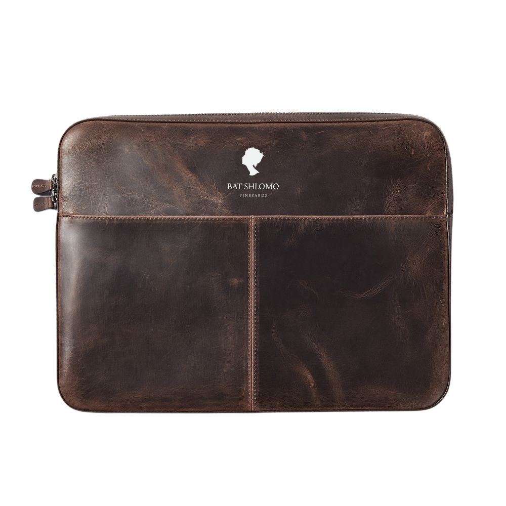 Leather Laptop Zipper Case