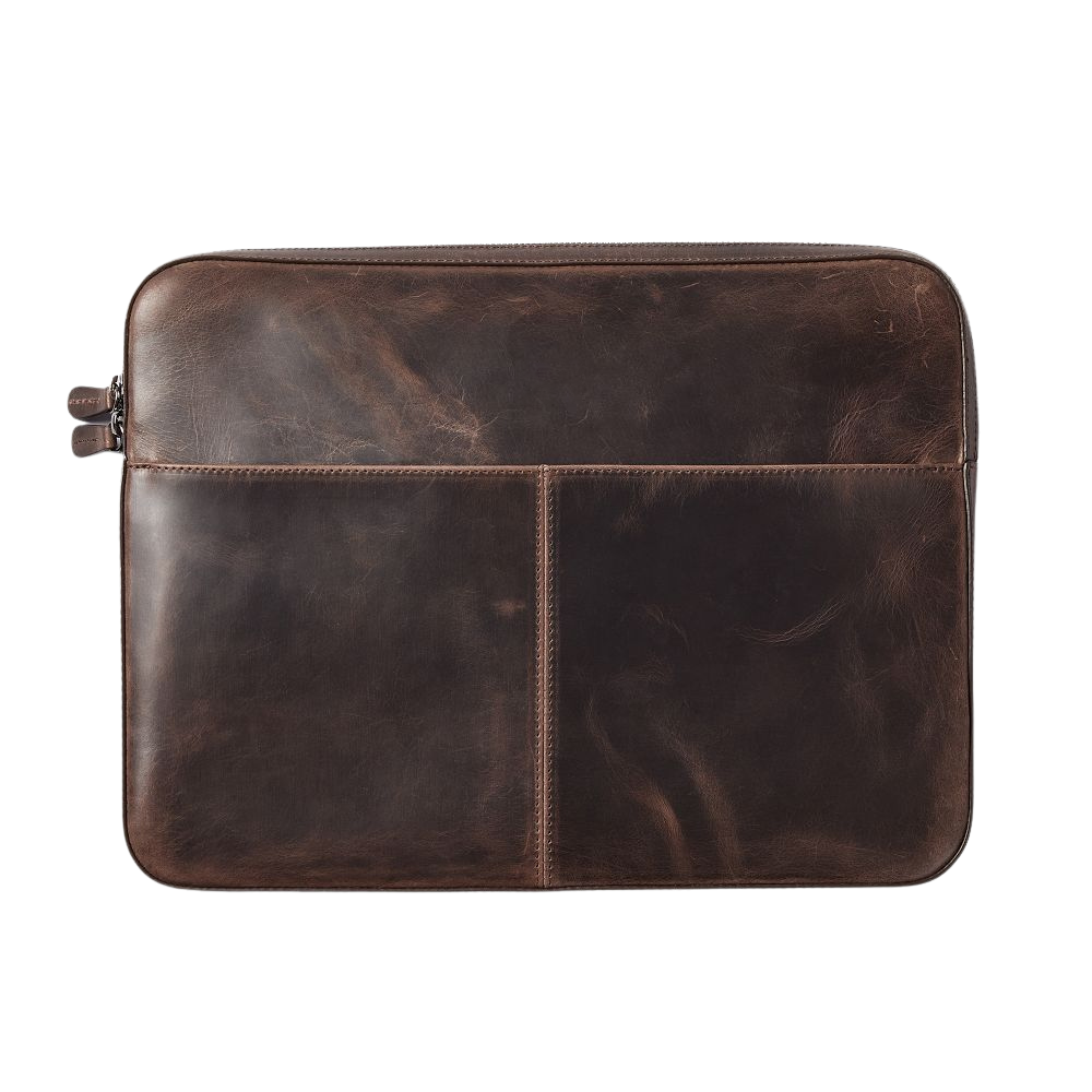 Leather Laptop Zipper Case