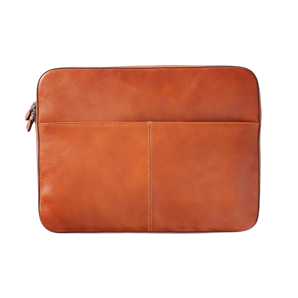 Leather Laptop Zipper Case