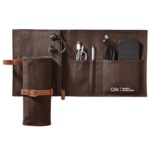 Waxed Canvas and Leather Double Charger Roll Up