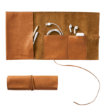 Double Leather Charger Roll Up