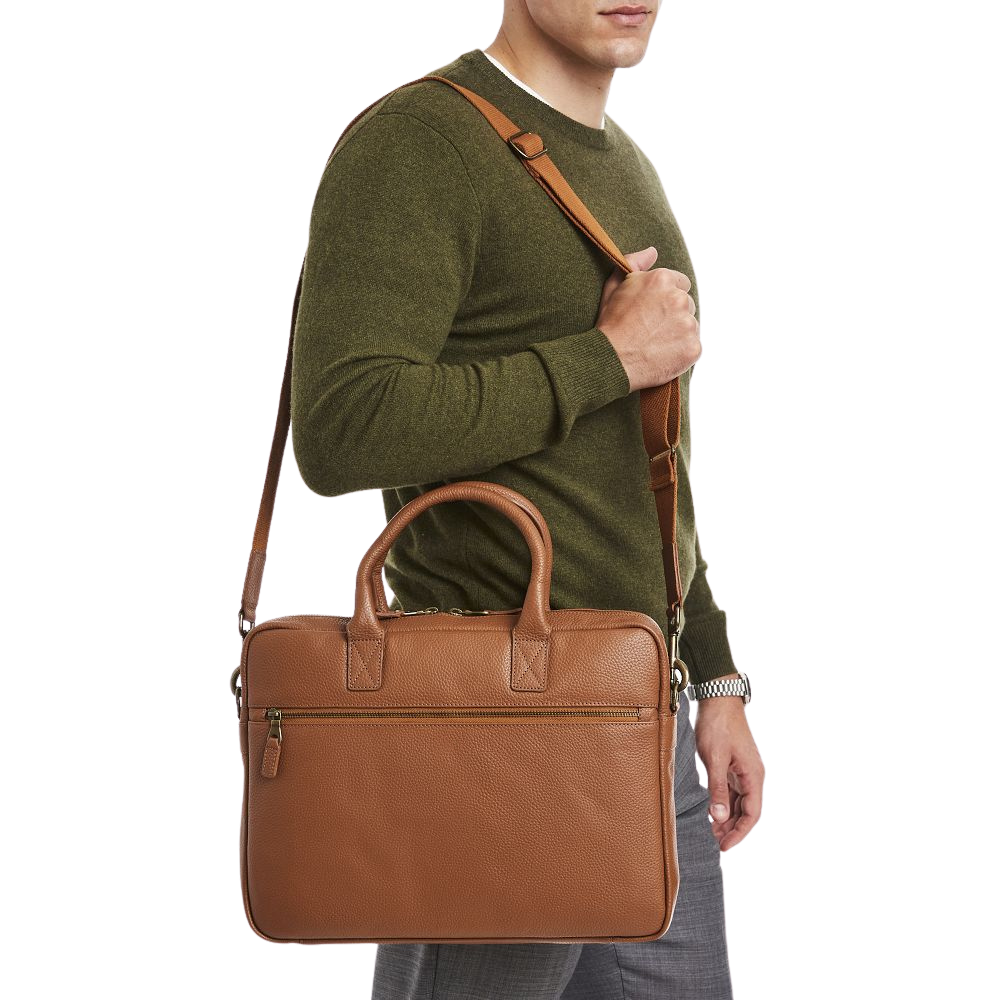 WNG-4555-Leather-Briefcase-7 Leather Briefcase