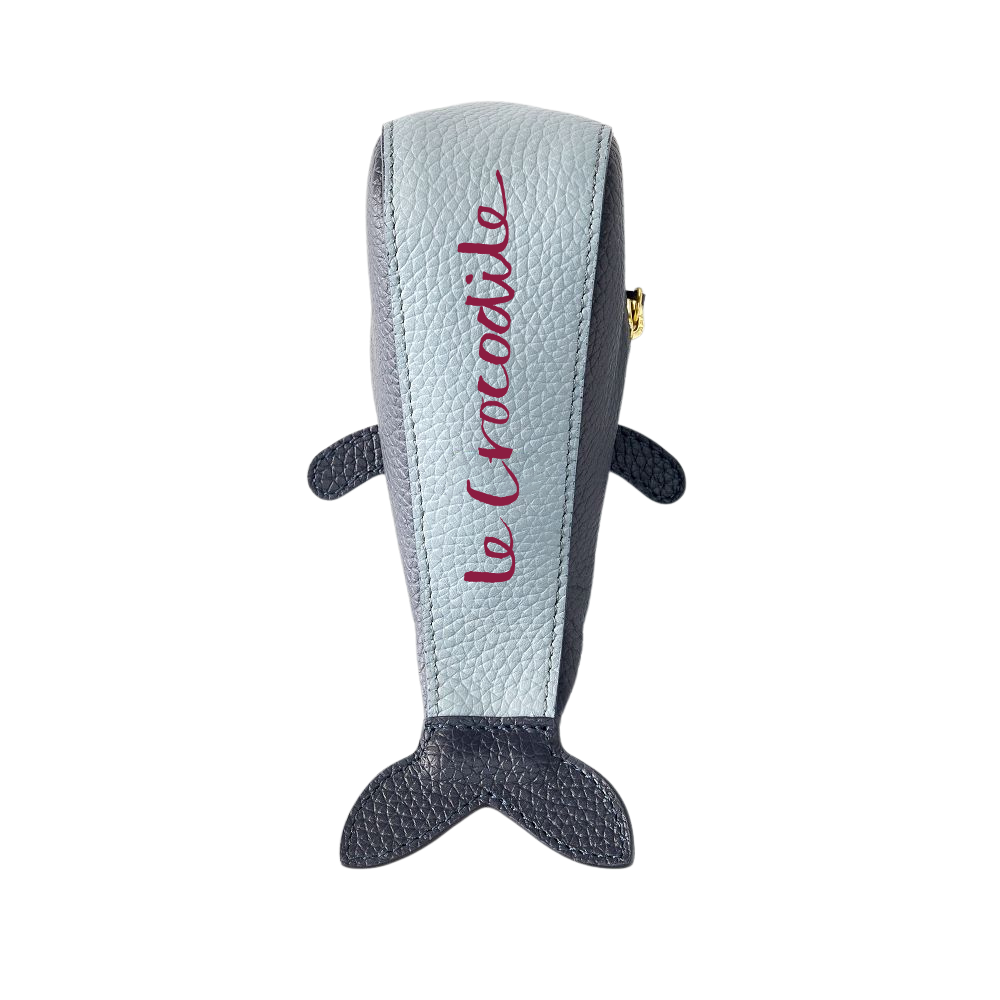 Whale Zip-Pouch Bag Charm