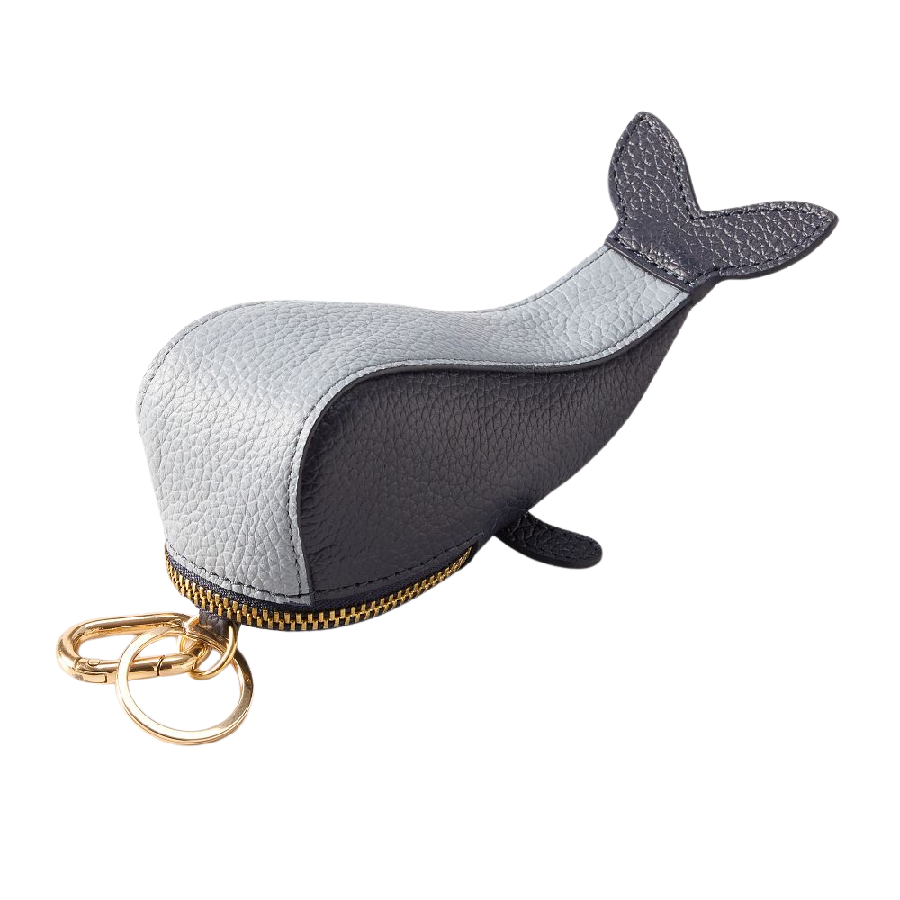 Whale Zip-Pouch Bag Charm