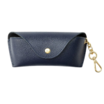 Italian Leather Glasses Case Keychain
