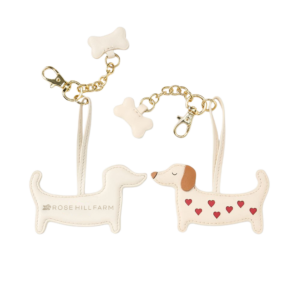 Heart Dachshund Bag Charm