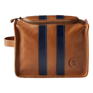 Varsity Leather Toiletry Bag
