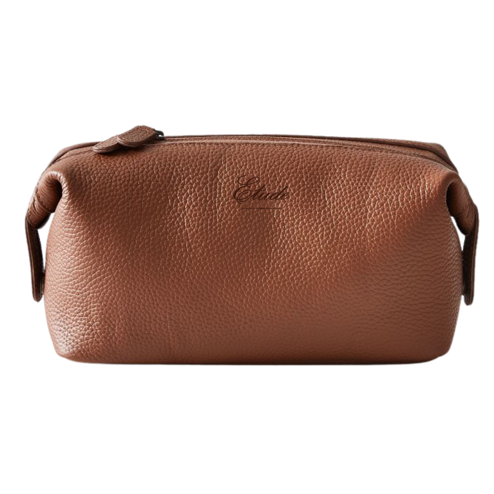 WNG-4585-Travel-Pouch-1-Camel Leather Travel Pouch